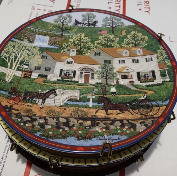🏡🌄 3 CHARLES WYSOCKI ART PLATES🌉 - Picture 3 of 16